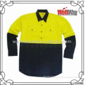 men 100% cotton work uniform shirts